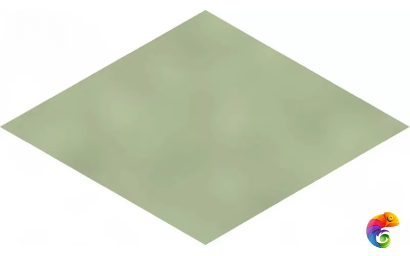 KMD2SRB008BN Декор Риад зелёный светлый глянцевый 13,5x7,8x0,9