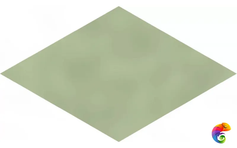 KMD2SRB008BN Декор Риад зелёный светлый глянцевый 13,5x7,8x0,9