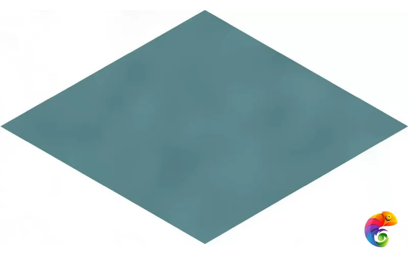 KMD2SRB010BN Декор Риад бирюзовый глянцевый 13,5x7,8x0,9