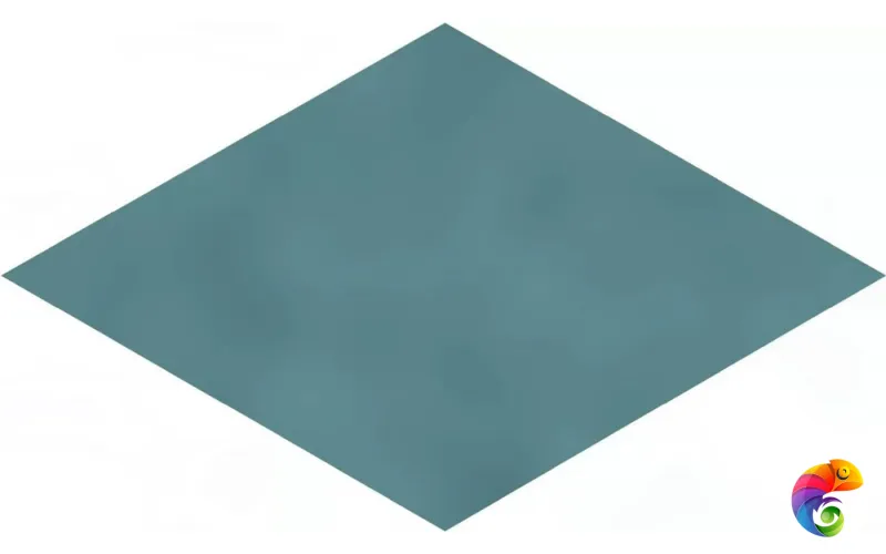 KMD2SRB010BN Декор Риад бирюзовый глянцевый 13,5x7,8x0,9