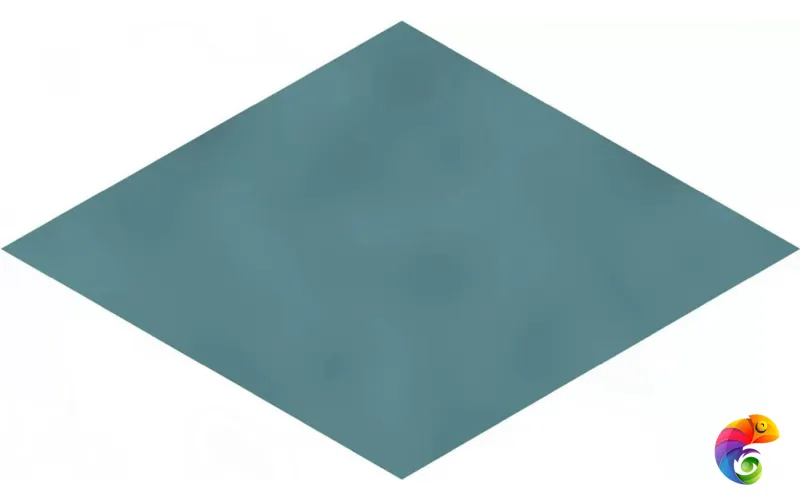 KMD2SRB010BN Декор Риад бирюзовый глянцевый 13,5x7,8x0,9