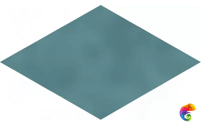 KMD2SRB010BN Декор Риад бирюзовый глянцевый 13,5x7,8x0,9