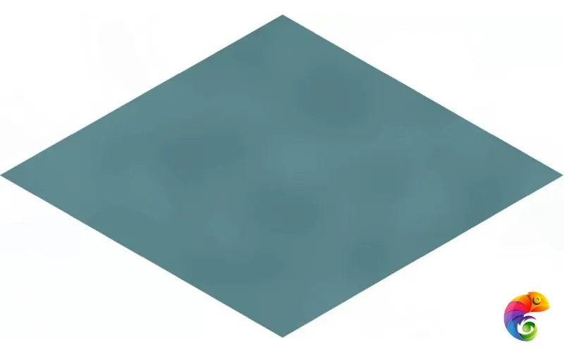 KMD2SRB010BN Декор Риад бирюзовый глянцевый 13,5x7,8x0,9