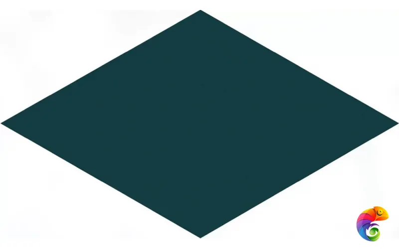 KMD2SRB011BN Декор Риад бирюзовый тёмный глянцевый 13,5x7,8x0,9