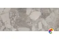 KML2FMF002BR Плинтус Рабат Стоун серый матовый обрезной 30x12x1,3