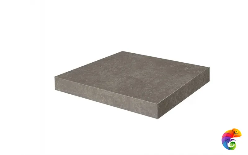 KM6012G0151RGCA Ступень угловая клееная Касабланка HP коричневый матовый обрезной 33x33x0,9