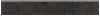 SG156000R/5BT Плинтус Сенат черный обрезной 40,2х7,6х8