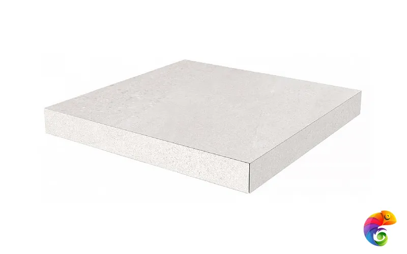 DD602600R/GCA Ступень угловая клееная Про Матрикс белый 33х33х11