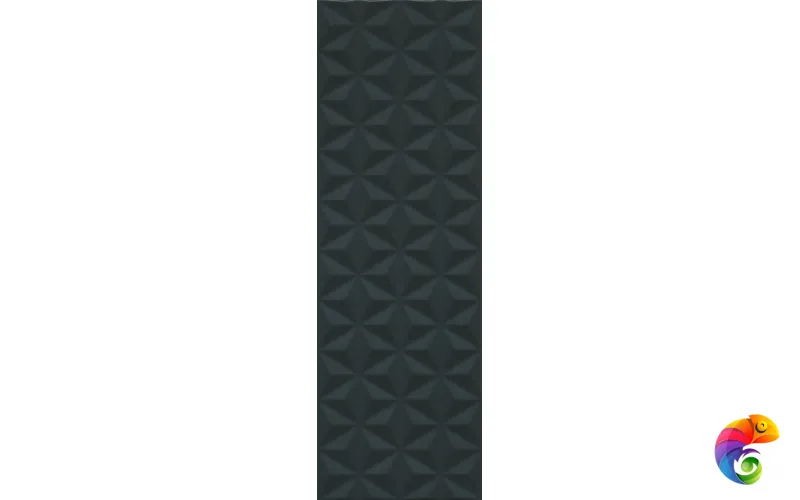 12121R Диагональ черный структура обрезной 25x75x11