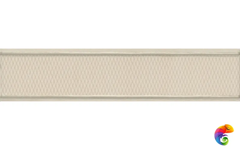 VT/A306/6000 Бордюр Браганса бежевый светлый матовый 25х5,4 25x5,4x8