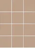 1337 Агуста оранжевый матовый 30x40 из 12 частей 9,8x9,8x0,7