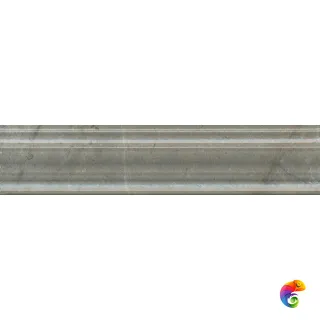 BLE026 Бордюр Багет Кантата серый глянцевый 25x5,5x1,8