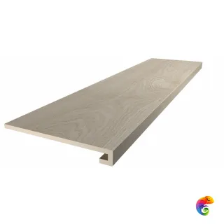 SG569020R/GCF Ступень клееная Монтиони бежевый светлый матовый обрезной 33x119,5x0,9