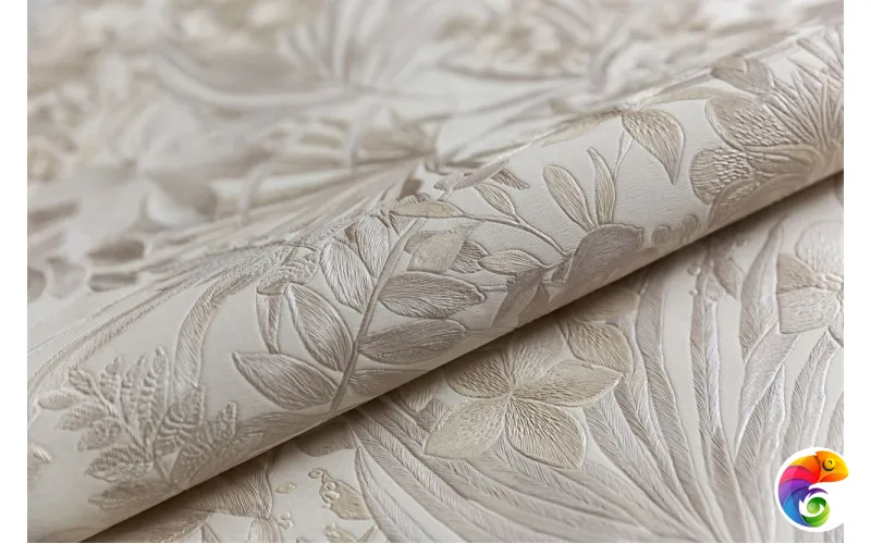 KM5902 Обои виниловые Джангл мотив, бежевый (1, Т E)