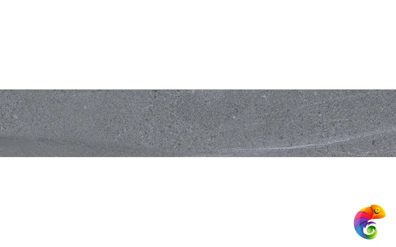 DL500520R/GCS Ступень угловая клееная левая Роверелла серый 33x33x0,9