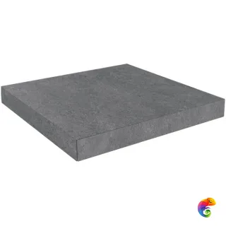 DL501120R/GCA Ступень угловая клееная Фондамента пепельный 33x33x0,9