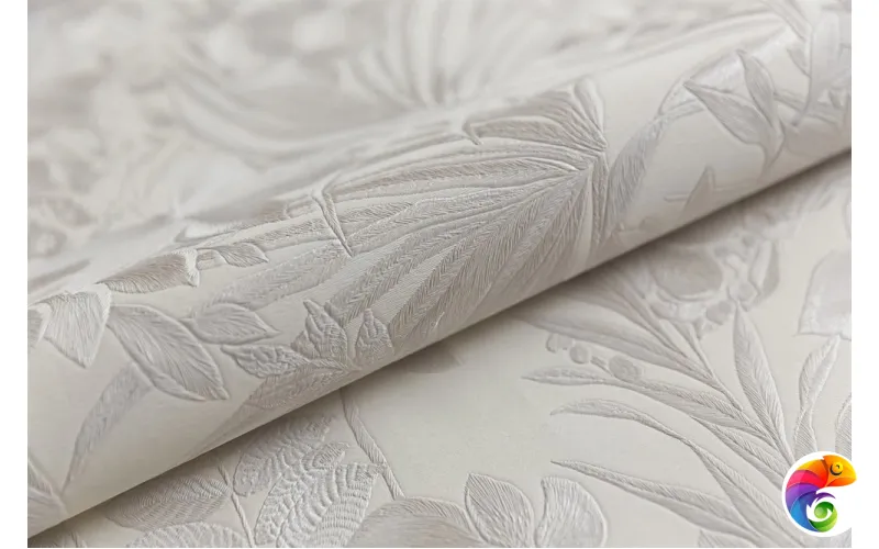 KM5901 Обои виниловые Джангл мотив, светлый бежевый  (1, Т E)