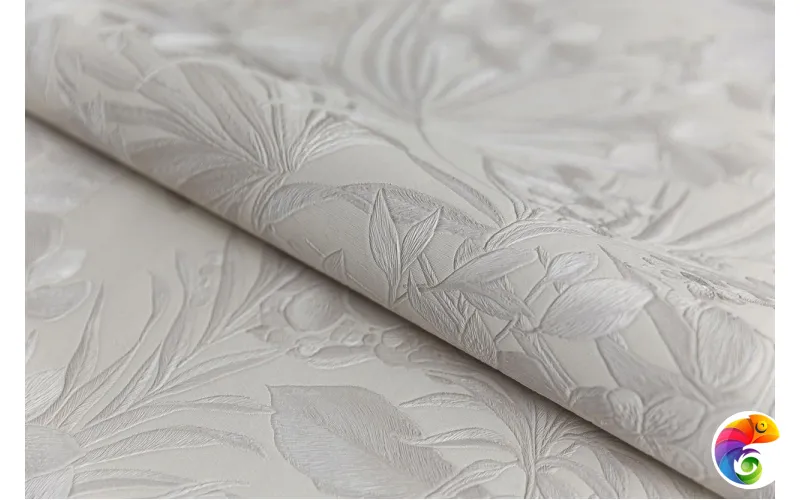 KM5901 Обои виниловые Джангл мотив, светлый бежевый  (1, Т E)