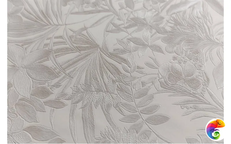 KM5901 Обои виниловые Джангл мотив, светлый бежевый  (1, Т E)