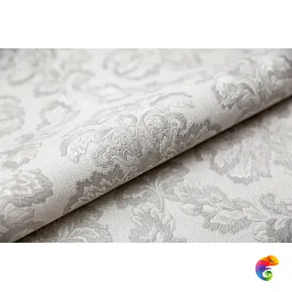 KM5501 Обои виниловые Палаццо, мотив, белый (1, Т F) прямая стыковка