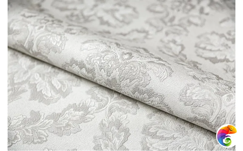 KM5501 Обои виниловые Палаццо, мотив, белый (1, Т F) прямая стыковка