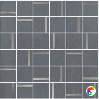 SG640220/MM Декор Гварди 2 мозаичный синий матовый обрезной 30x30x0,9