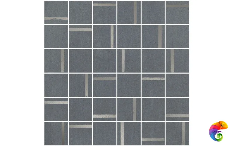 SG640220/MM Декор Гварди 2 мозаичный синий матовый обрезной 30x30x0,9