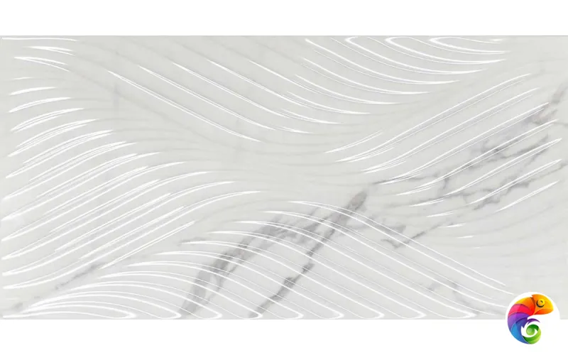 11281R Коррер белый глянцевый структура обрезной 30x60x1