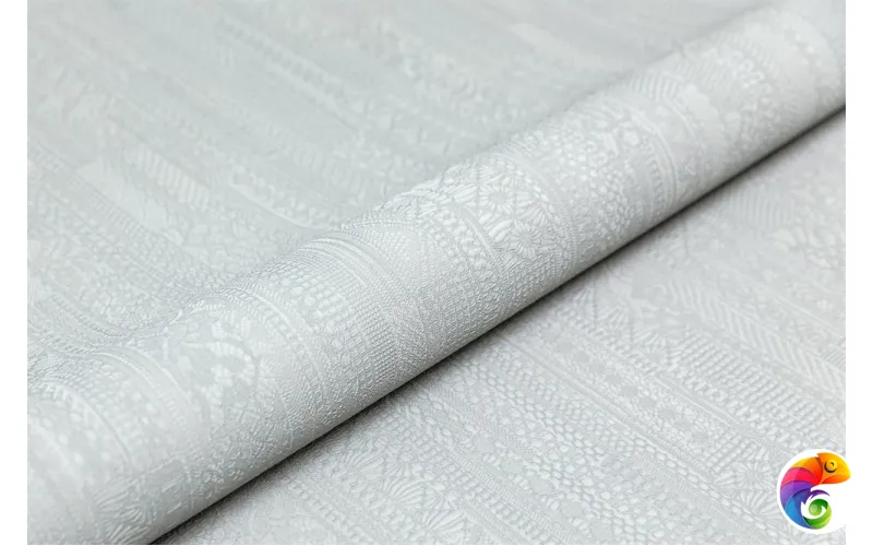 KM8201 Обои виниловые Ажур база универсальная,серый светлый 1,06х10 (1, Т C) смещённая стыковка