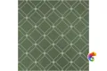 KMD3STA015GN Декор Бахия 1 зелёный глянцевый 9,8x9,8x0,7