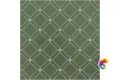 KMD3STA015GN Декор Бахия 1 зелёный глянцевый 9,8x9,8x0,7