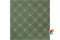KMD3STA015GN Декор Бахия 1 зелёный глянцевый 9,8x9,8x0,7