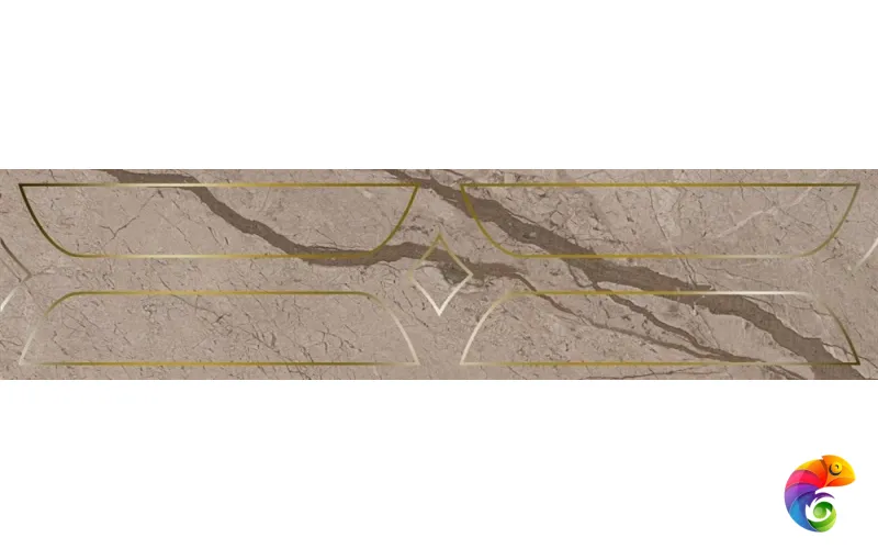KMB3STA010BR Бордюр Ифран бежевый светлый глянцевый обрезной 60x14,5x0,9