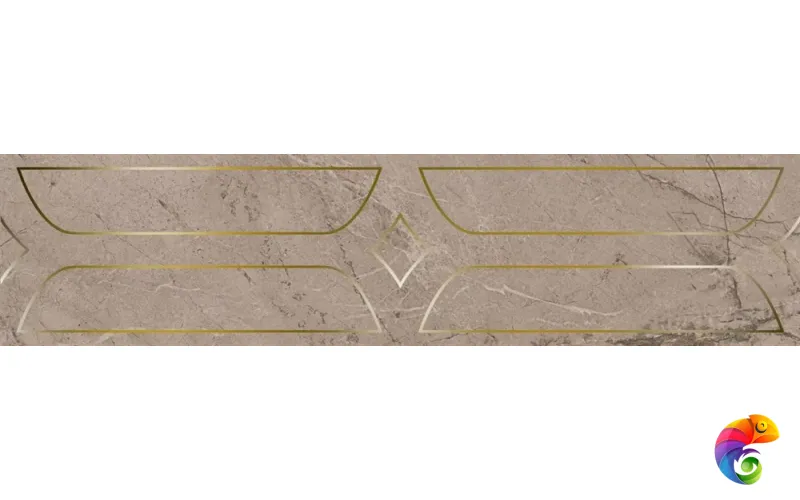 KMB3STA010BR Бордюр Ифран бежевый светлый глянцевый обрезной 60x14,5x0,9
