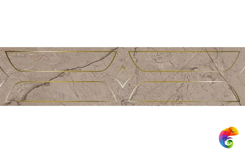 KMB3STA010BR Бордюр Ифран бежевый светлый глянцевый обрезной 60x14,5x0,9