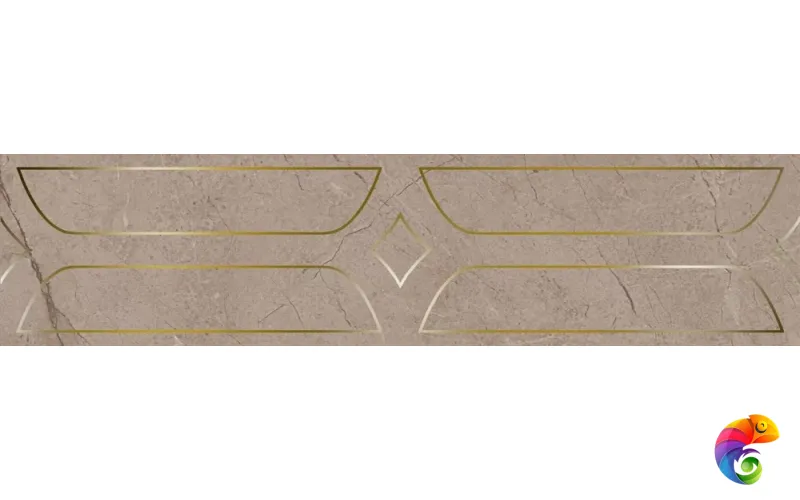 KMB3STA010BR Бордюр Ифран бежевый светлый глянцевый обрезной 60x14,5x0,9