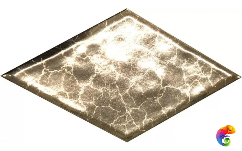 KMD2SRB013BN Декор Риад металл глянцевый 13,5x7,8x0,9