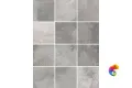 KM1010G0011N Спартель серый матовый 29,8х39,8 из 12 частей 9,8x9,8x0,7