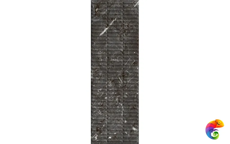 KM3090B0170R Тубкаль чёрный глянцевый структура обрезной 30x89,5x1,05