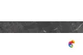 KM6060G0331RBT6 Плинтус Тубкаль чёрный матовый обрезной 60x9,5x0,9