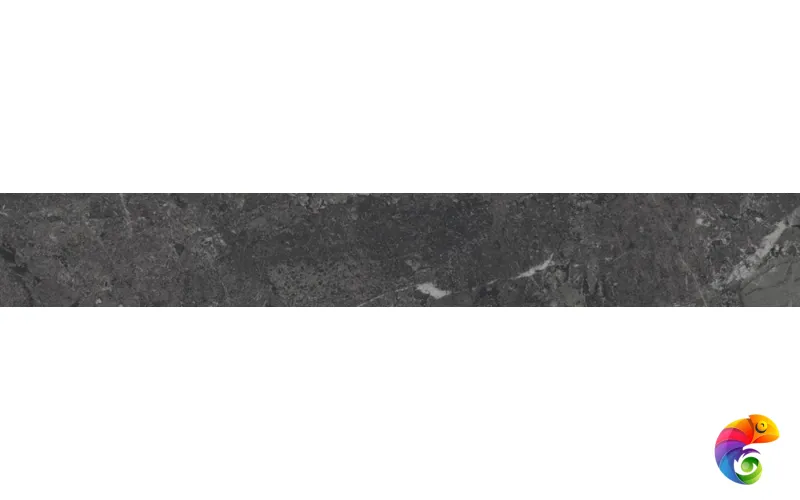 KM6060G0331RBT6 Плинтус Тубкаль чёрный матовый обрезной 60x9,5x0,9