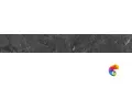 KM6060G0331RBT6 Плинтус Тубкаль чёрный матовый обрезной 60x9,5x0,9