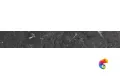 KM6060G0331RBT6 Плинтус Тубкаль чёрный матовый обрезной 60x9,5x0,9