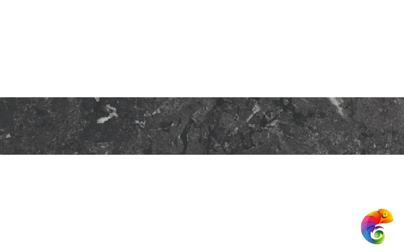 KM6060G0331RBT6 Плинтус Тубкаль чёрный матовый обрезной 60x9,5x0,9