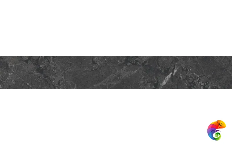 KM6060G0331RBT6 Плинтус Тубкаль чёрный матовый обрезной 60x9,5x0,9