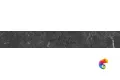 KM6060G0331RBT6 Плинтус Тубкаль чёрный матовый обрезной 60x9,5x0,9