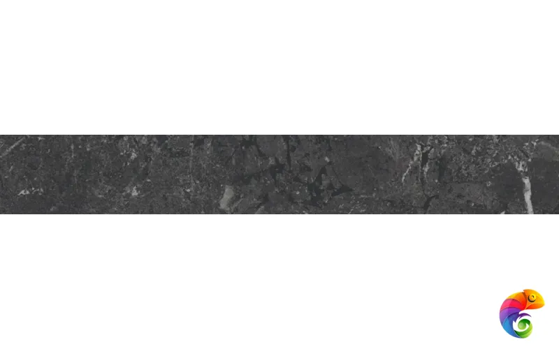 KM6060G0331RBT6 Плинтус Тубкаль чёрный матовый обрезной 60x9,5x0,9