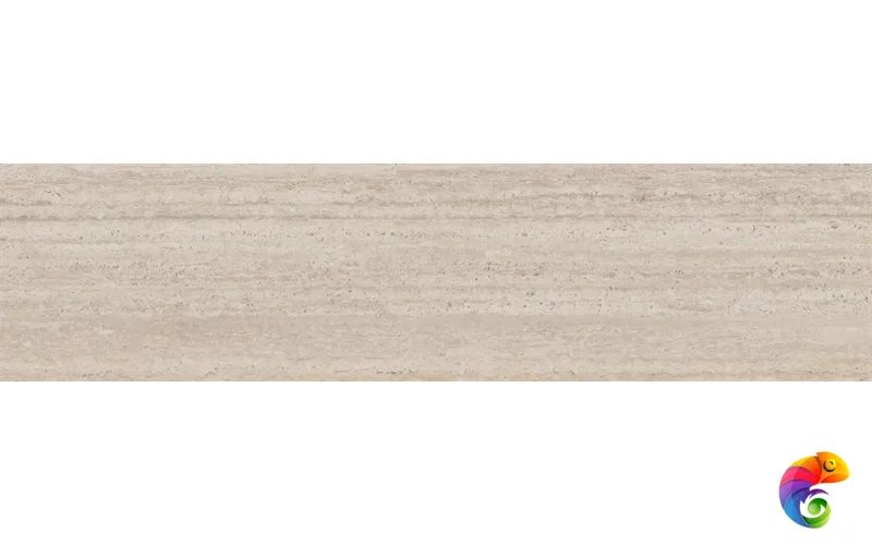 KM6012G0591RGCF Ступень фронтальная клееная Про Травертин бежевый светлый матовый обрезной 33x119,5x0,9