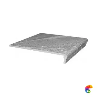 SG935000N/GR Ступень фронтальная Бореале серый тёмный 30x30x8