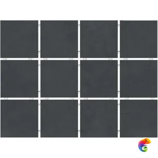 1291H Амальфи черный, полотно 29,8х39,8 из 12 частей 9,8x9,8x7
